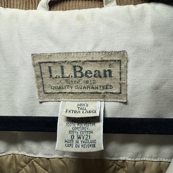 LL Bean Original Barn Jacket XL Tall Lined Canvas Chore Heavy Field Coat - Picture 5 of 8